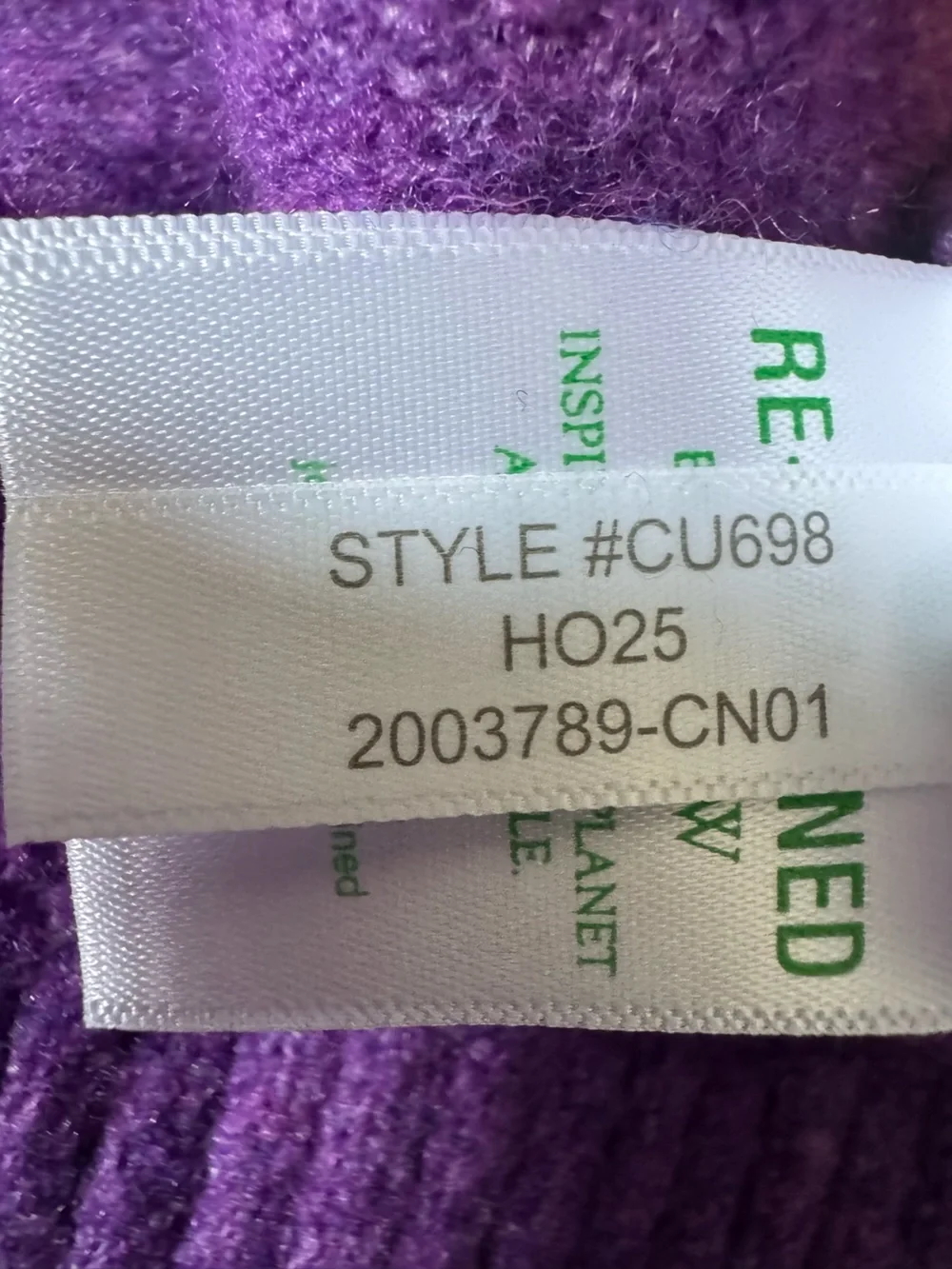 J. Crew Super Soft Medium Purple Mock Oversized Turtleneck Sweater Wool Blend